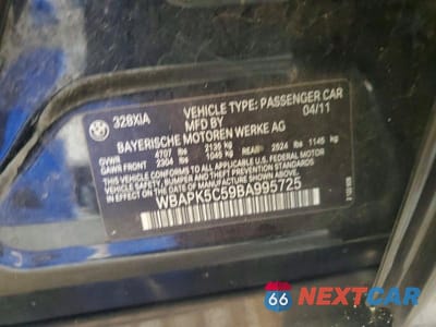 Zdjęcie 12 z 12 samochodu: 2011 BMW 328 XI SULEV VIN:WBAPK5C59BA995725 - miniatura