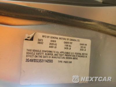 Zdjęcie 12 z 12 samochodu: 2003 BUICK CENTURY CUSTOM VIN:2G4WS52J531142565 - miniatura