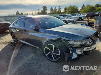 Czwarte zdjęcie samochodu z boku: 2019 HONDA ACCORD SPORT VIN:1HGCV1F31KA029625 - miniatura