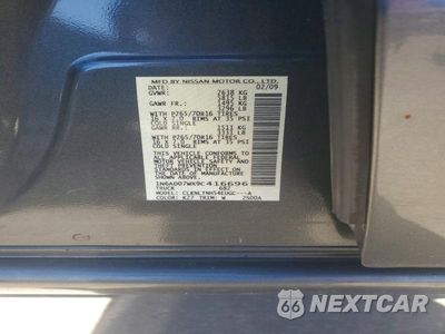 Zdjęcie 12 z 12 samochodu: 2009 NISSAN FRONTIER SE V6 VIN:1N6AD07WX9C416696 - miniatura
