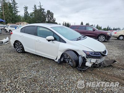 Czwarte zdjęcie samochodu z boku: 2014 HONDA CIVIC EXL VIN:19XFB2F99EE232293 - miniatura