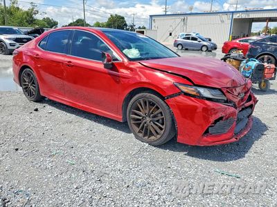 Czwarte zdjęcie samochodu z boku: 2021 TOYOTA CAMRY XSE VIN:4T1K61AK3MU475360 - miniatura