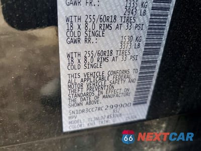 Zdjęcie 14 z 14 samochodu: 2024 NISSAN PATHFINDER SL VIN:5N1DR3CC7RC299900 - miniatura