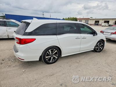 Trzecie zdjęcie samochodu z tyłu: 2020 HONDA ODYSSEY ELITE VIN:5FNRL6H91LB040596 - miniatura