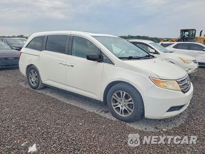 Czwarte zdjęcie samochodu z boku: 2013 HONDA ODYSSEY EXL VIN:5FNRL5H69DB085125 - miniatura
