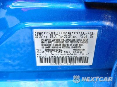 Zdjęcie 12 z 12 samochodu: 2023 NISSAN SENTRA SR VIN:3N1AB8DV1PY315427 - miniatura