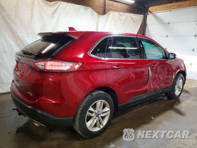 Trzecie zdjęcie samochodu z tyłu: 2018 FORD EDGE SEL VIN:2FMPK4J8XJBC43296 - miniatura