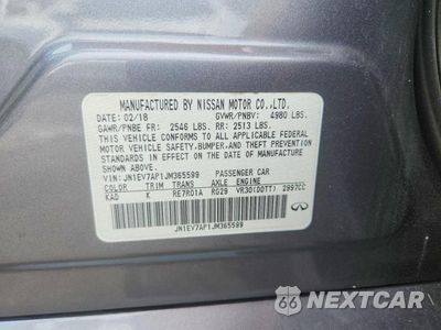 Zdjęcie 12 z 12 samochodu: 2018 INFINITI Q50 3.0T LUXE VIN:JN1EV7AP1JM365599 - miniatura