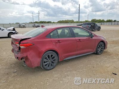 Trzecie zdjęcie samochodu z tyłu: 2024 TOYOTA COROLLA HYBRID SE VIN:JTDBCMFE8RJ029361 - miniatura