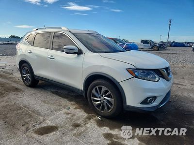 Czwarte zdjęcie samochodu z boku: 2016 NISSAN ROGUE SL VIN:KNMAT2MV5GP712051 - miniatura