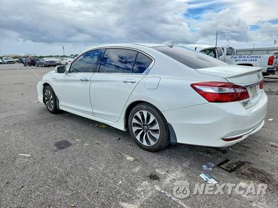 Drugie zdjęcie samochodu z przodu: 2017 HONDA ACCORD TOURING HYBRID VIN:JHMCR6F76HC028288 - miniatura