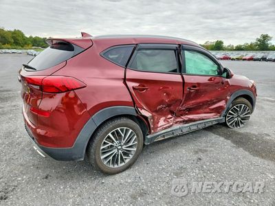 Trzecie zdjęcie samochodu z tyłu: 2020 HYUNDAI TUCSON SEL VIN:KM8J33AL7LU257610 - miniatura