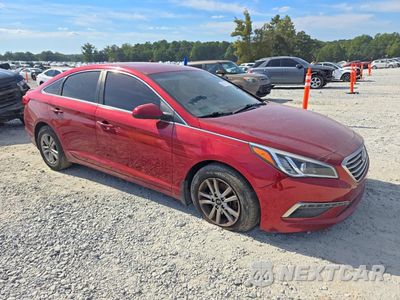 Czwarte zdjęcie samochodu z boku: 2015 HYUNDAI SONATA SE VIN:5NPE24AF8FH110347 - miniatura