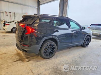 Trzecie zdjęcie samochodu z tyłu: 2021 GMC TERRAIN SLE VIN:3GKALMEVXML355195 - miniatura