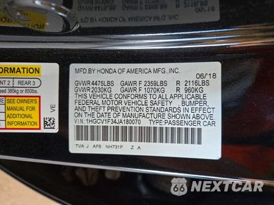 Zdjęcie 12 z 12 samochodu: 2018 HONDA ACCORD SPORT VIN:1HGCV1F34JA180070 - miniatura