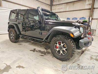 Czwarte zdjęcie samochodu z boku: 2020 JEEP WRANGLER UNLIMITED RUBICON VIN:1C4HJXFG7LW186327 - miniatura