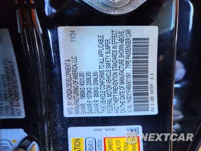 Zdjęcie 12 z 12 samochodu: 2025 HONDA ACCORD SE VIN:1HGCY1F48SA011591 - miniatura