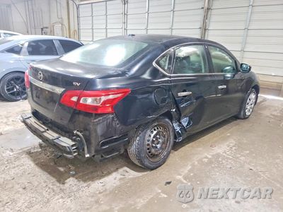 Trzecie zdjęcie samochodu z tyłu: 2017 NISSAN SENTRA SV VIN:3N1AB7AP7HL719802 - miniatura