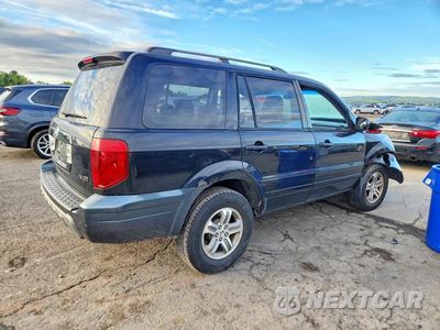 Trzecie zdjęcie samochodu z tyłu: 2005 HONDA PILOT EX VIN:2HKYF184X5H551318 - miniatura