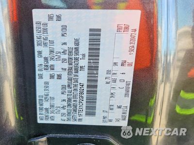 Zdjęcie 12 z 12 samochodu: 2016 FORD F150 SUPER CAB VIN:1FTEX1CP2GFB02147 - miniatura
