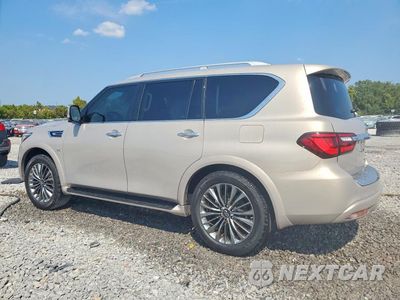 Drugie zdjęcie samochodu z przodu: 2018 INFINITI QX80 BASE VIN:JN8AZ2ND1J9840761 - miniatura