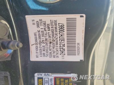 Zdjęcie 12 z 12 samochodu: 2007 HONDA CIVIC SI VIN:2HGFG21507H700667 - miniatura