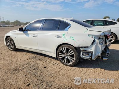 Drugie zdjęcie samochodu z przodu: 2018 INFINITI Q50 3.0T LUXE VIN:JN1EV7AR8JM610819 - miniatura