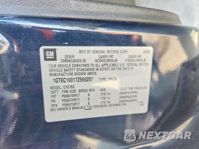 Zdjęcie 12 z 12 samochodu: 2007 GMC NEW SIERRA C1500 VIN:1GTEC19017Z569287 - miniatura
