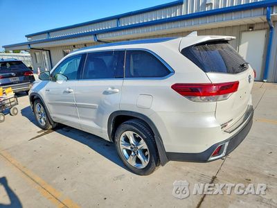 Drugie zdjęcie samochodu z przodu: 2019 TOYOTA HIGHLANDER HYBRID LIMITED VIN:5TDDGRFH7KS073798 - miniatura