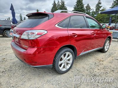 Trzecie zdjęcie samochodu z tyłu: 2010 LEXUS RX 350 VIN:2T2BK1BA5AC027504 - miniatura