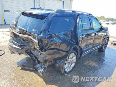 Trzecie zdjęcie samochodu z tyłu: 2015 FORD EXPLORER LIMITED VIN:1FM5K7F88FGB94357 - miniatura