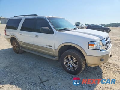 Czwarte zdjęcie samochodu z boku: 2007 FORD EXPEDITION EL EDDIE BAUER VIN:1FMFK17537LA80524 - miniatura