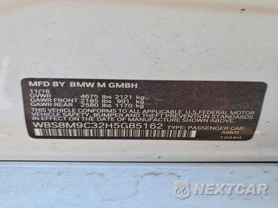 Zdjęcie 12 z 12 samochodu: 2017 BMW M3 VIN:WBS8M9C32H5G85162 - miniatura