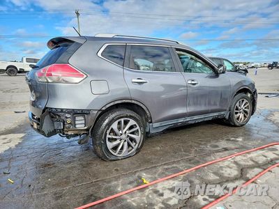 Trzecie zdjęcie samochodu z tyłu: 2016 NISSAN ROGUE SL VIN:5N1AT2MT9GC828550 - miniatura
