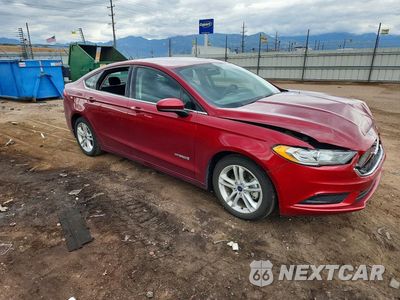 Czwarte zdjęcie samochodu z boku: 2018 FORD FUSION SE HYBRID VIN:3FA6P0LU3JR173653 - miniatura