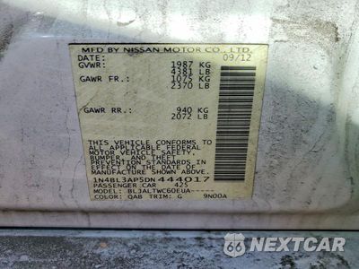 Zdjęcie 12 z 12 samochodu: 2013 NISSAN ALTIMA 3.5 S VIN:1N4BL3AP5DN444017 - miniatura