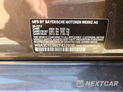Zdjęcie 12 z 12 samochodu: 2012 BMW 328 I SULEV VIN:WBA3C1C56CF432916 - miniatura
