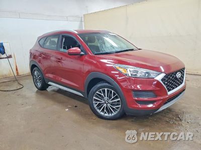 Czwarte zdjęcie samochodu z boku: 2019 HYUNDAI TUCSON SEL VIN:KM8J3CAL7KU931382 - miniatura