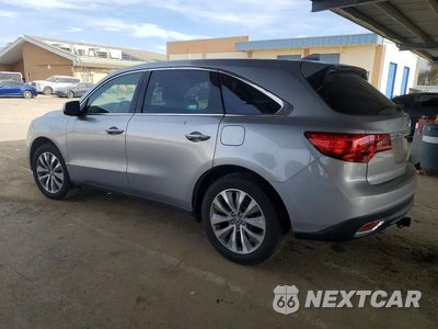 Drugie zdjęcie samochodu z przodu: 2016 ACURA MDX TECHNOLOGY VIN:5FRYD4H6XGB008155 - miniatura
