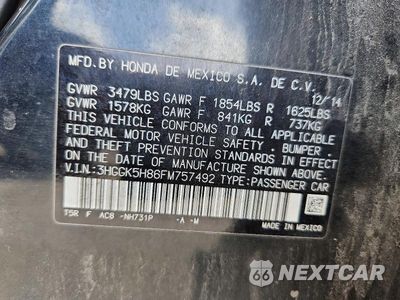 Zdjęcie 12 z 12 samochodu: 2015 HONDA FIT EX VIN:3HGGK5H86FM757492 - miniatura
