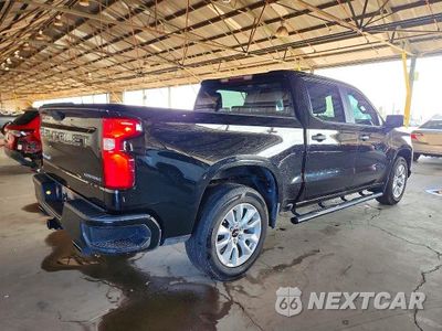 Trzecie zdjęcie samochodu z tyłu: 2020 CHEVROLET SILVERADO C1500 CUSTOM VIN:3GCPWBEH3LG358362 - miniatura