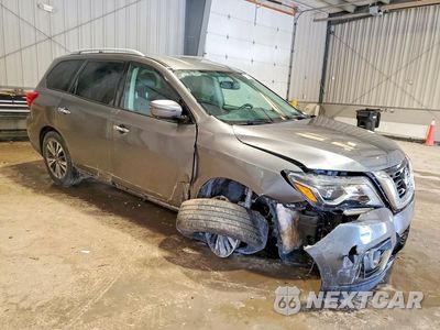 Czwarte zdjęcie samochodu z boku: 2019 NISSAN PATHFINDER S VIN:5N1DR2MM0KC630789 - miniatura