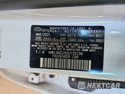 Zdjęcie 13 z 13 samochodu: 2025 HYUNDAI ELANTRA HYBRID SEL SPORT VIN:KMHLM4DJ8SU158198 - miniatura