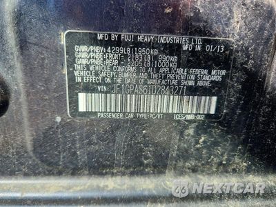 Zdjęcie 13 z 13 samochodu: 2013 SUBARU IMPREZA SPORT LIMITED VIN:JF1GPAS61D2843271 - miniatura