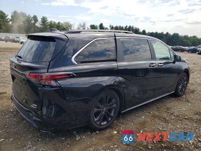 Trzecie zdjęcie samochodu z tyłu: 2023 TOYOTA SIENNA XSE 7-PASSENGER VIN:5TDDRKEC3PS166008 - miniatura