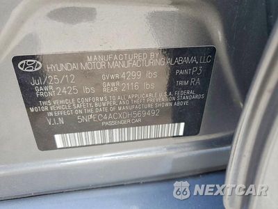 Zdjęcie 12 z 12 samochodu: 2013 HYUNDAI SONATA LIMITED VIN:5NPEC4ACXDH569492 - miniatura