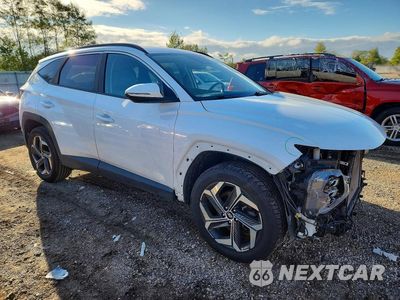 Czwarte zdjęcie samochodu z boku: 2022 HYUNDAI TUCSON SEL VIN:5NMJCCAE7NH037285 - miniatura
