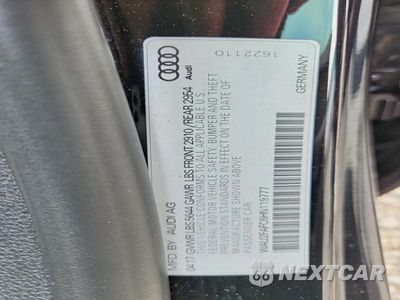 Zdjęcie 12 z 12 samochodu: 2017 AUDI S7 PRESTIGE VIN:WAU2FAFC6HN119777 - miniatura
