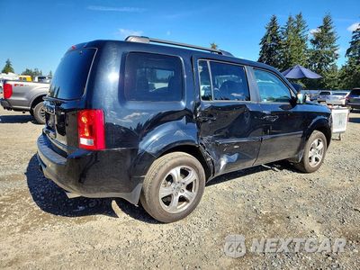 Trzecie zdjęcie samochodu z tyłu: 2013 HONDA PILOT EXL VIN:5FNYF4H51DB031466 - miniatura