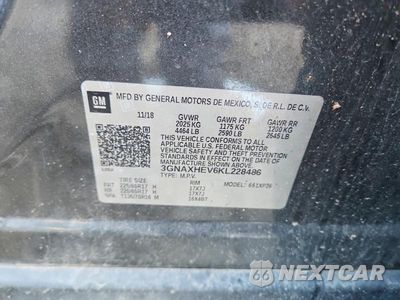 Zdjęcie 13 z 13 samochodu: 2019 CHEVROLET EQUINOX LS VIN:3GNAXHEV6KL228486 - miniatura